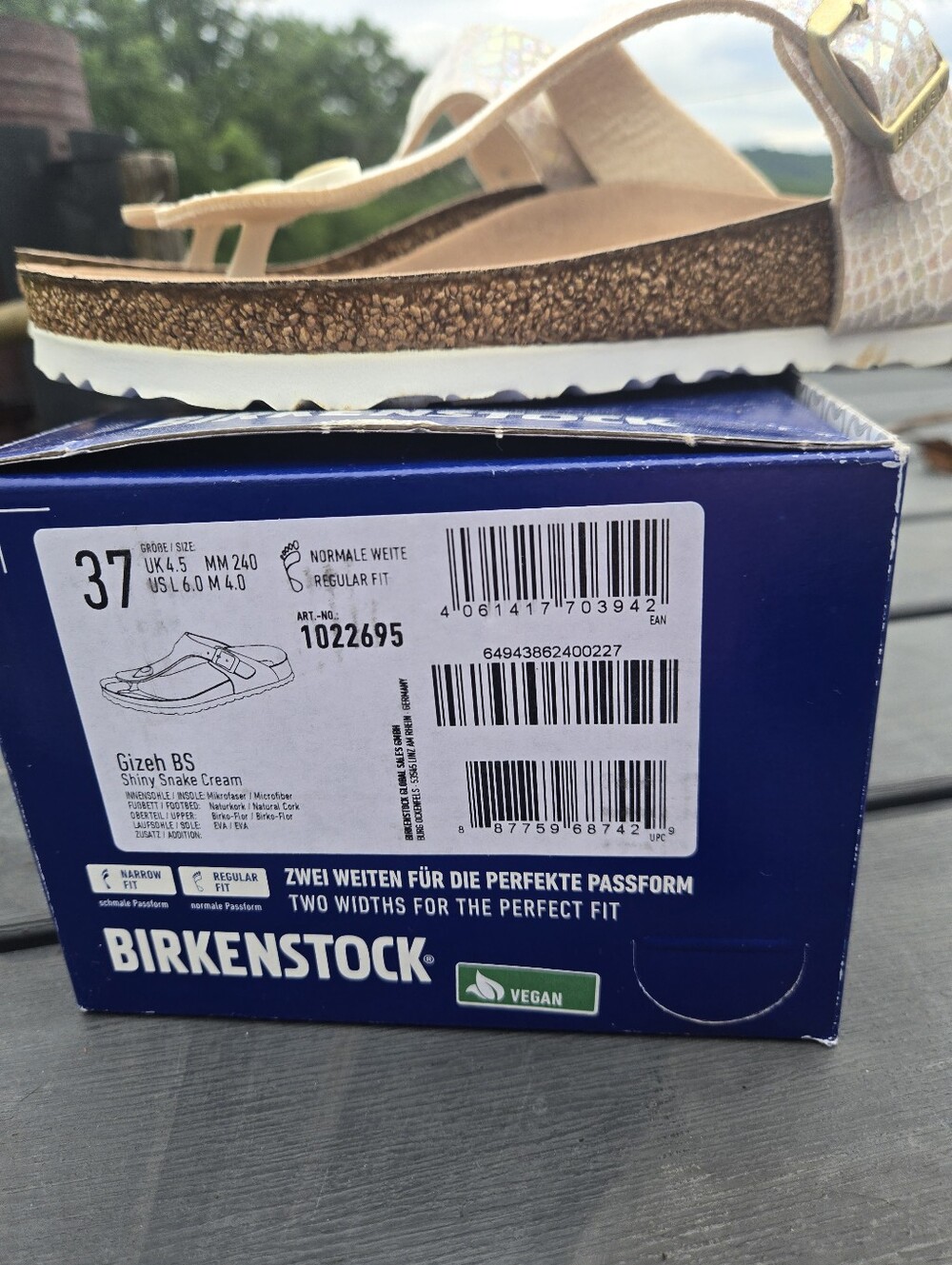 Birkenstock Sandals Size 37 - Picture 2 of 3